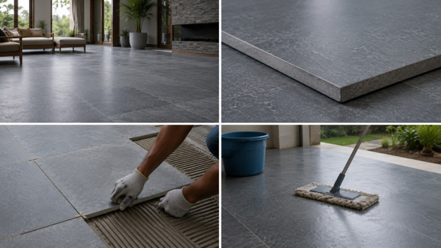 kota stone flooring tiles